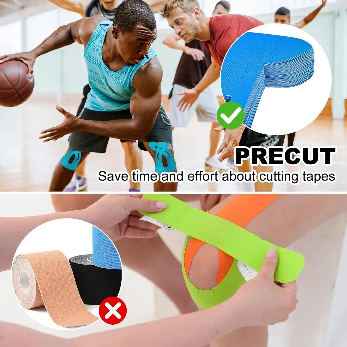 Cinta Kinesiológica Pro – Estabilidad y Rendimiento KIT x 10 unidades