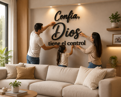 ✨🙌Confía Dios Tiene El Control | Decoración MDF✨🙌