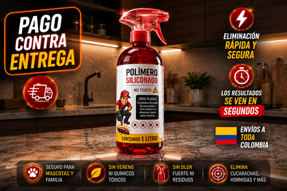 Ultra Kill-Polimero Siliconado Mata Plagas🔥🪳🐜(1 LITRO)