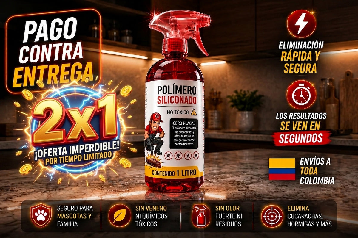 🔥2x1 Ultra Kill-Polimero Siliconado Mata Plagas🔥🪳🐜(1 LITRO)