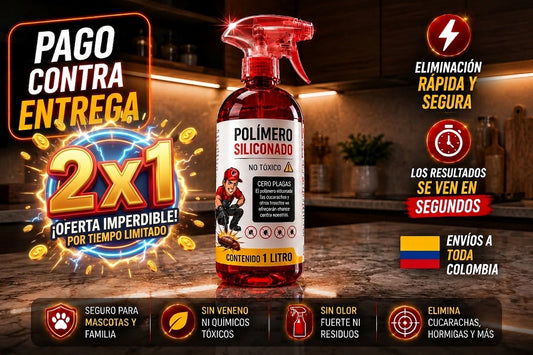 🔥2x1 Ultra Kill-Polimero Siliconado Mata Plagas🔥🪳🐜(1 LITRO)