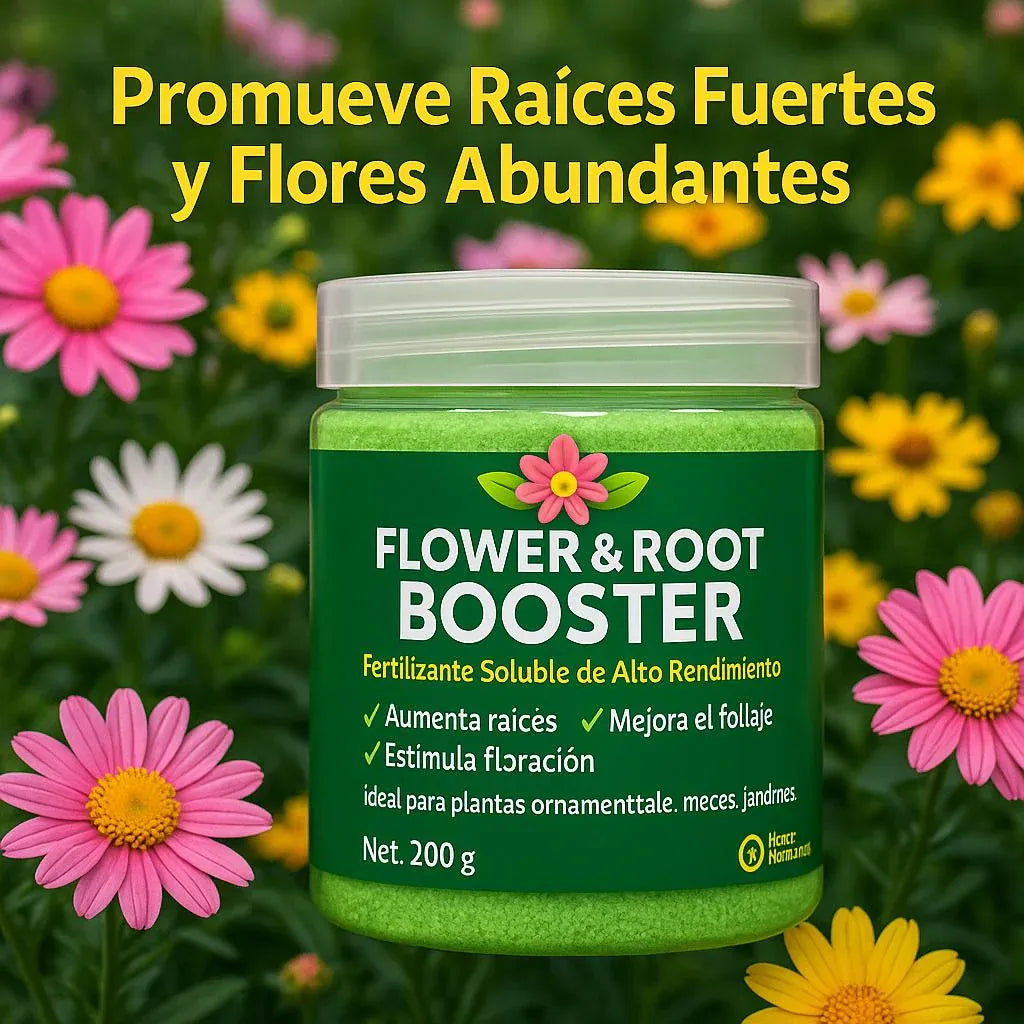 Flower & Root Booster - Raíces Fuertes y Flores Exuberantes en Días – ¡El Secreto de las Plantas Saludables!
