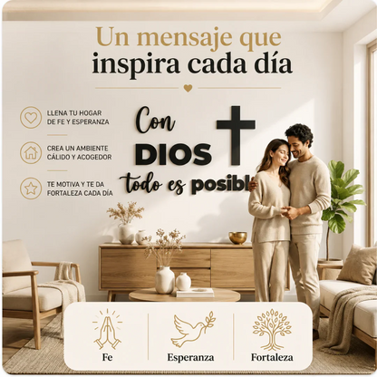 🙏✨ Con Dios Todo es Posible ❤️ | Decora Tu Hogar con Fe 🏡