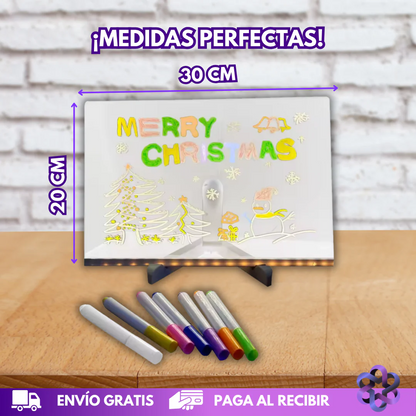 NeonSketch™ – Pizarra Acrílica con Luz LED⭐⭐⭐⭐⭐