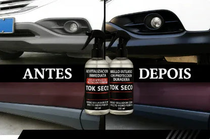 PAGUE 1 LLEVE 2 TOK SECO 400ml - Revitalizador de plásticos para automóviles (ENVÍO GRATIS)