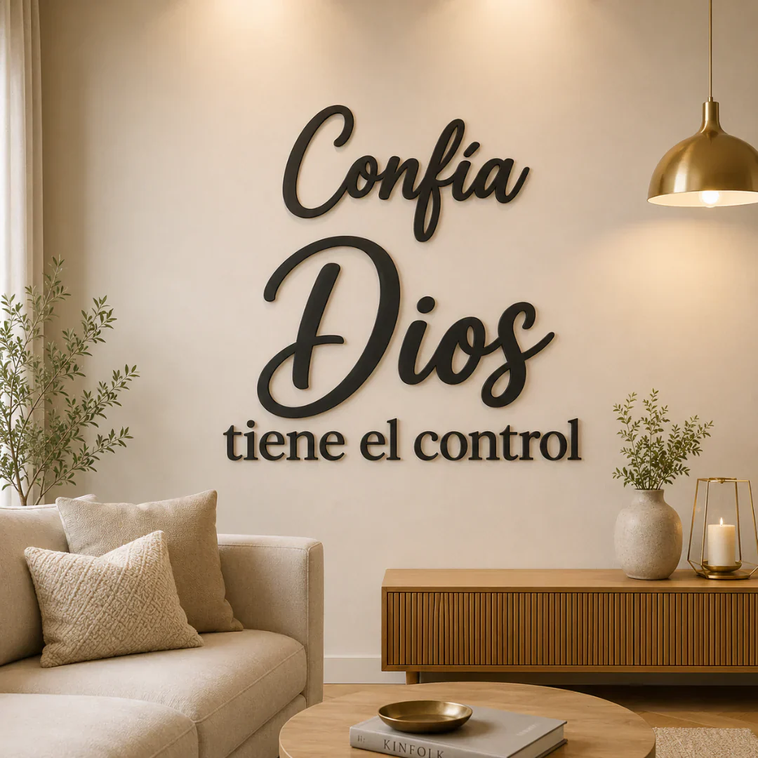 ✨🙌Confía Dios Tiene El Control | Decoración Para el Hogar✨🙌