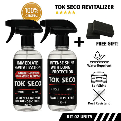 PAGUE 1 LLEVE 2 TOK SECO 400ml - Revitalizador de plásticos para automóviles (ENVÍO GRATIS)