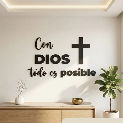 🙏✨ Con Dios Todo es Posible ❤️ | Decora Tu Hogar con Fe 🏡